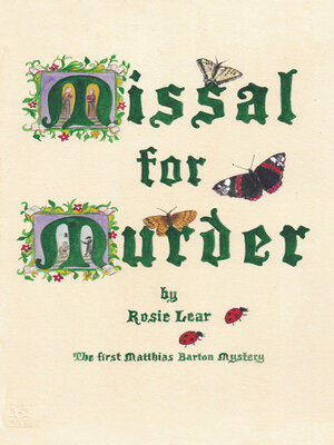cover image of Missal for Murder